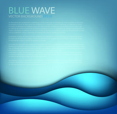 abstract layers wave art background