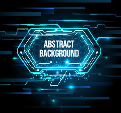 concept futuristic tech background vector