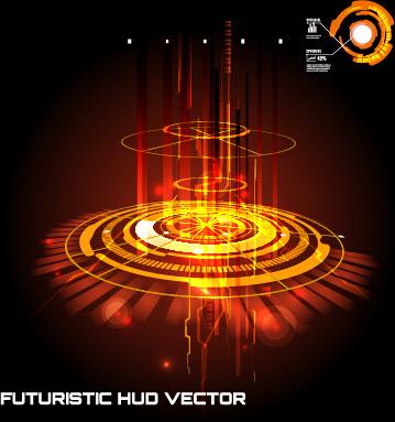 concept futuristic tech background vector