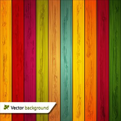 wooden board color backgrounds vector