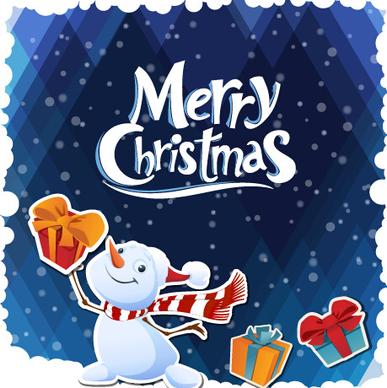 simple merry christmas vector backgrounds