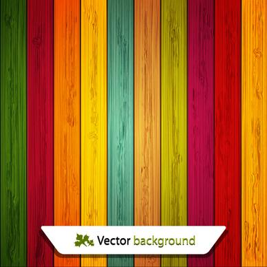 wooden board color backgrounds vector