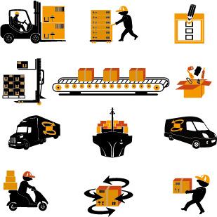 worker with repair service vector