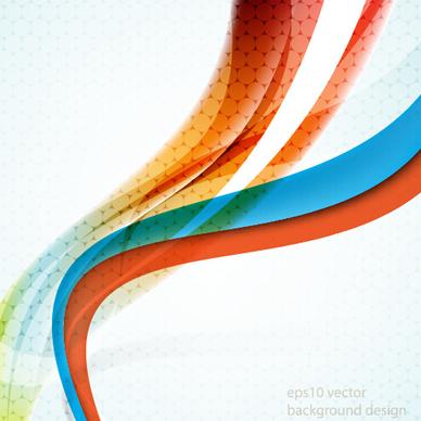 minimalistic dynamic wave background vector