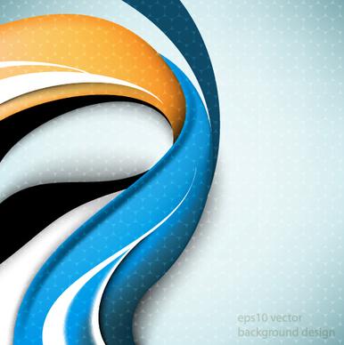 minimalistic dynamic wave background vector