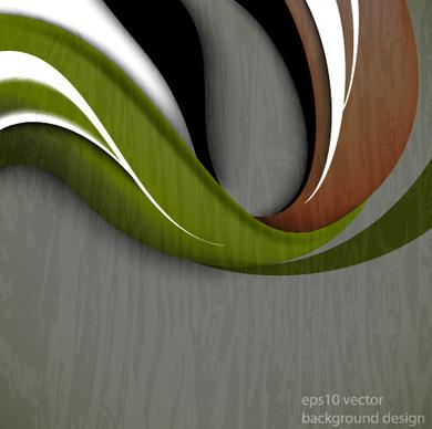 minimalistic dynamic wave background vector