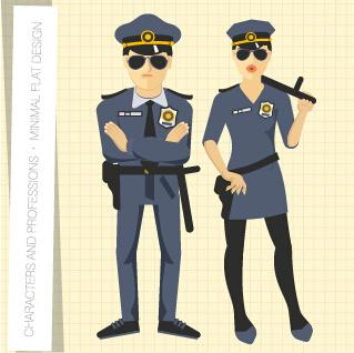 people and professions vector set