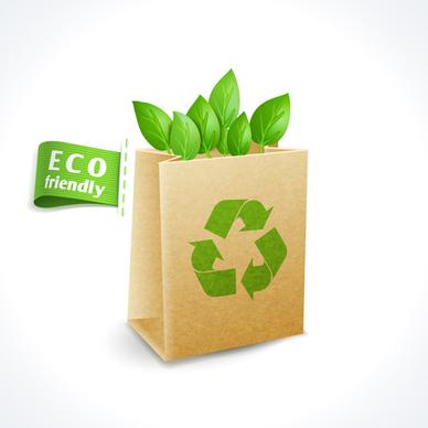 eco friendly logos creative vector design