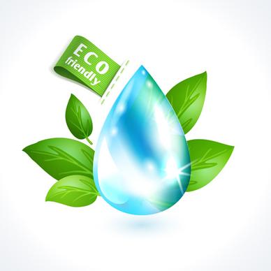 eco friendly logos creative vector design