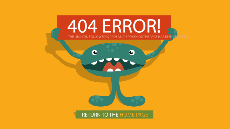 funny4 error page design vector