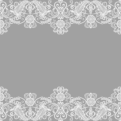 simple lace art background vector