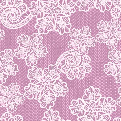 simple lace art background vector