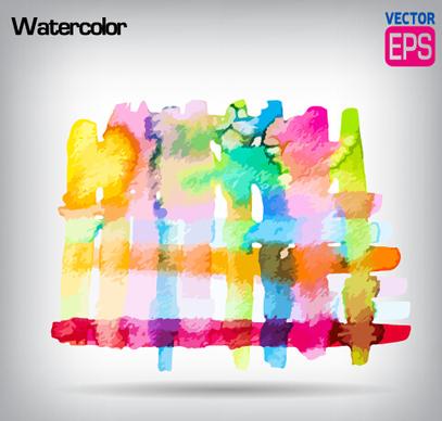 messy watercolor art background vector