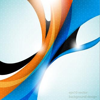 shiny abstract wave background graphics vector