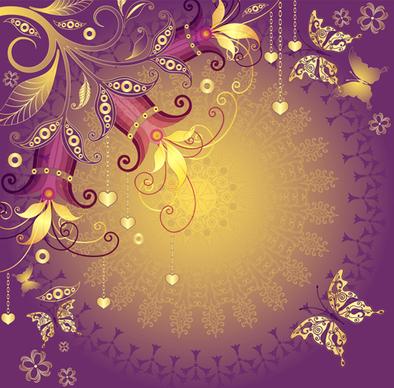 brilliant butterfly art background