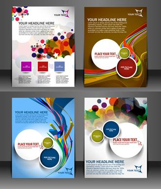 modern templates flyer cover vector