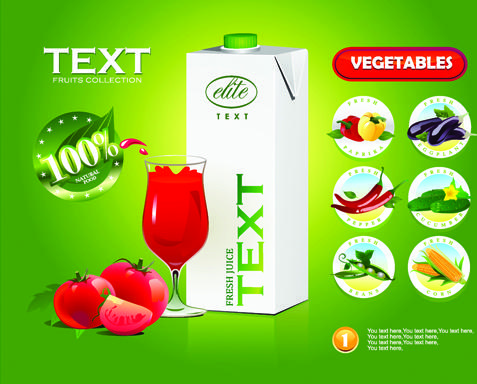 juice advertisement publicize poster creative vector