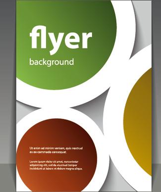 modern business flyer and cover brochure vector