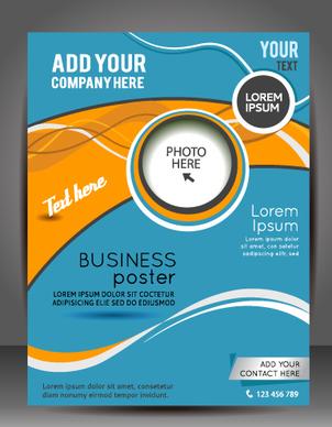 modern business flyer and cover brochure vector