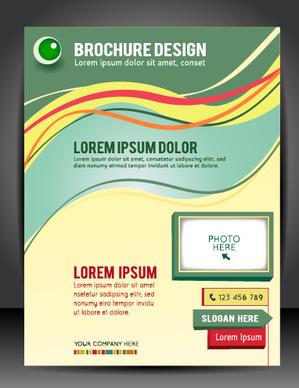 modern business flyer and cover brochure vector