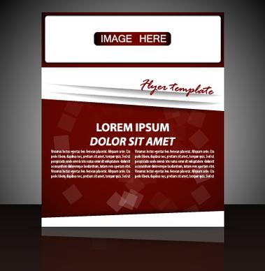 modern business flyer and cover brochure vector