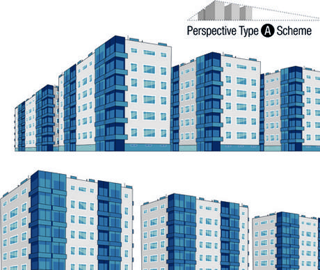 skyscraper design graphics vector