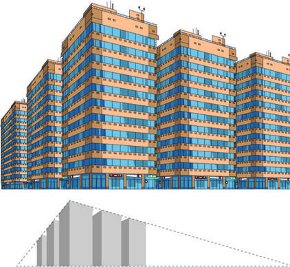 skyscraper design graphics vector