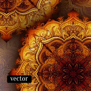 luxury floral book cover design vector