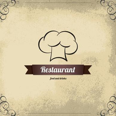 modern restaurant menu design graphic set