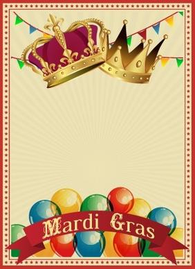 vintage style circus poster design vector