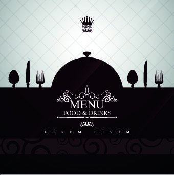 creative restaurant menu covers vector graphic