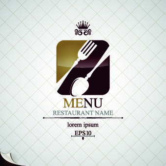 elegant restaurant menu design vector