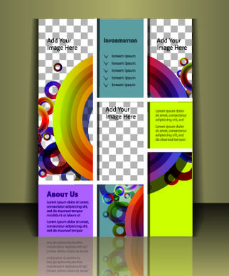 cover brochure design vector set