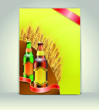 creative beer poster vector set