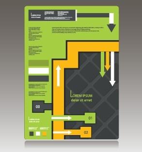 modern flyer design creative vector