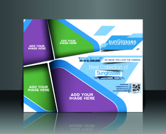 creative modern flyer design vector