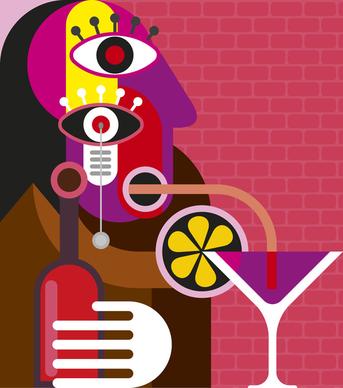 wine design elements vector