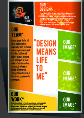 modern flyers and brochure design vector