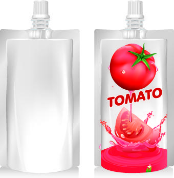 packing juice design vector