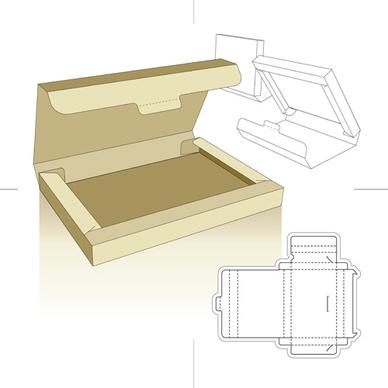 different packaging elements vector