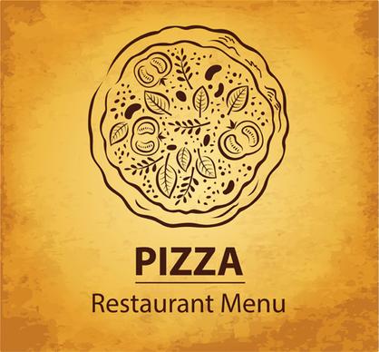 vintage restaurant menu design vector