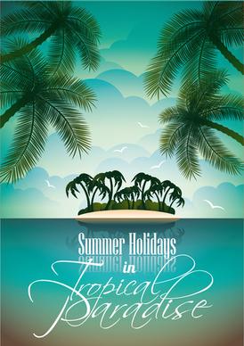 summer party design elements vector