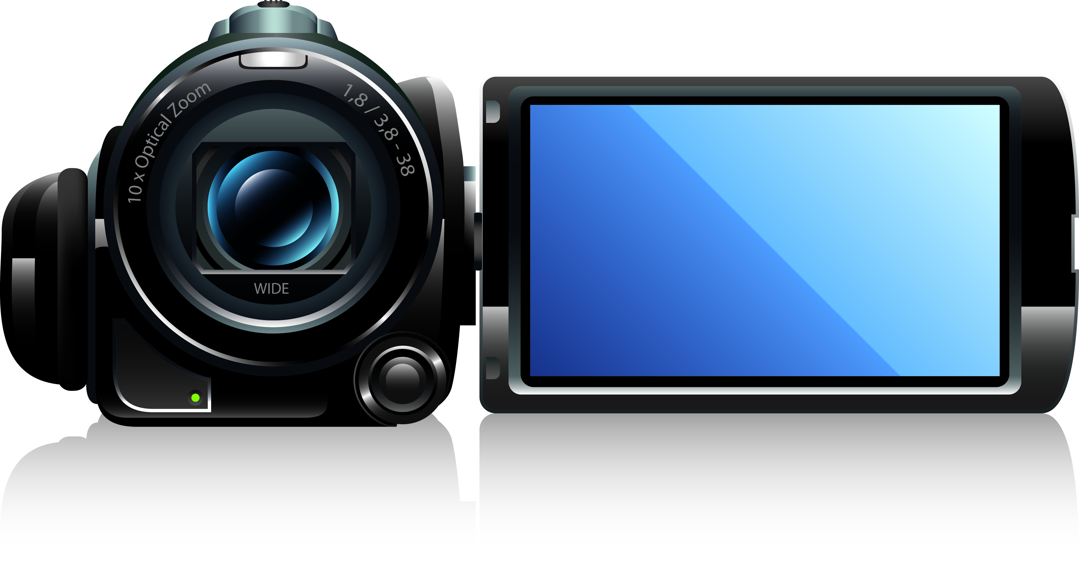 different camcorder design elements vector