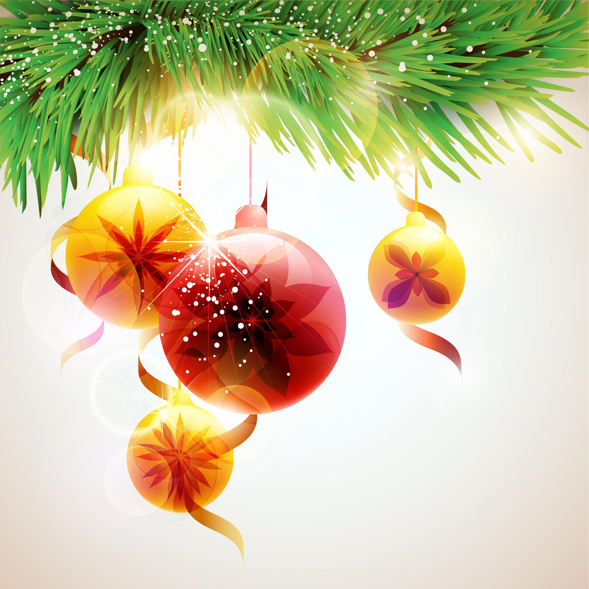 holiday christmas colorful backgrounds vector