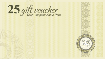 vector gift voucher design template