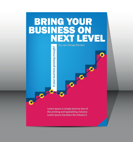 modern business brochure covers vector