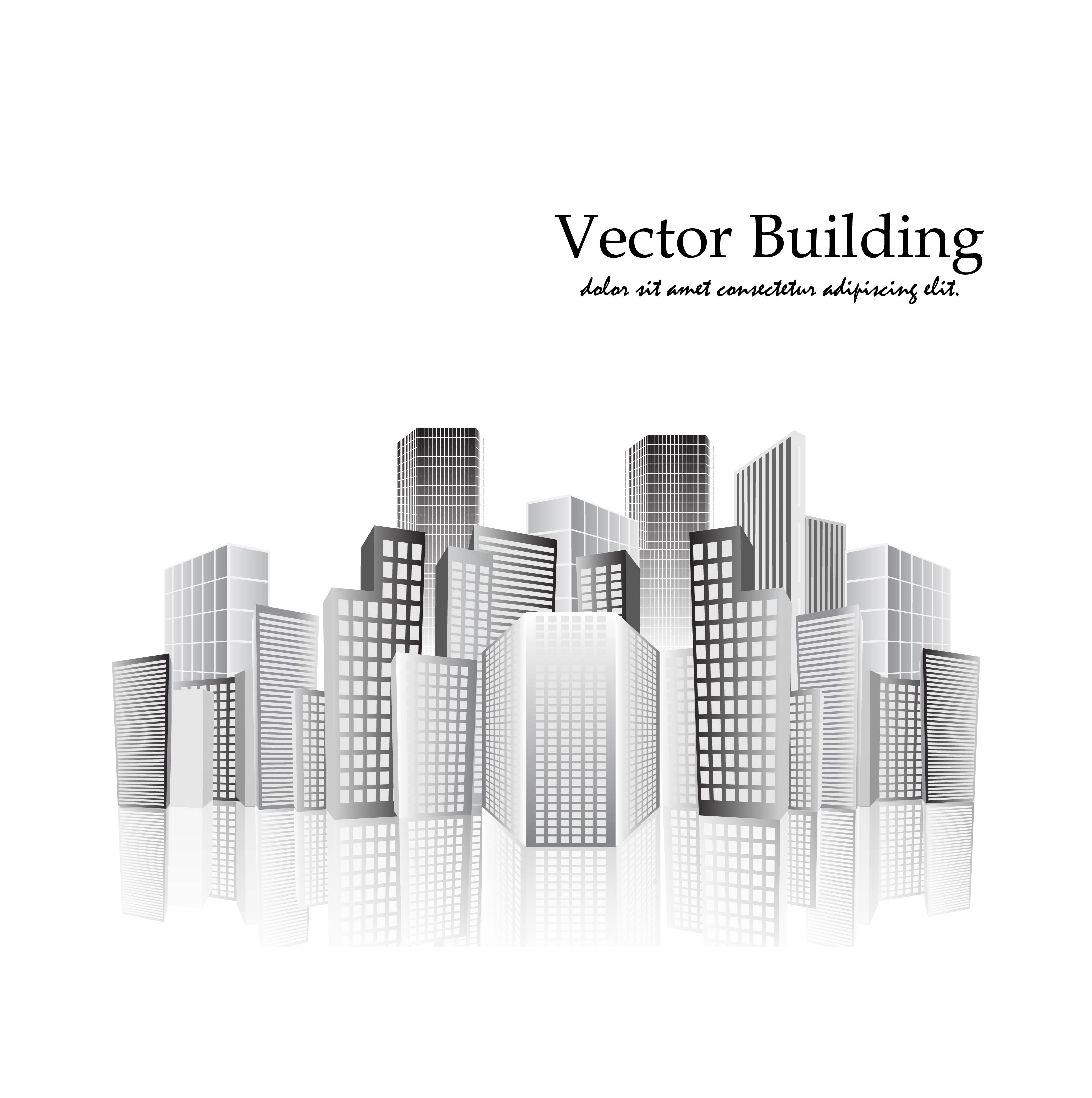 vector city buildings design elements