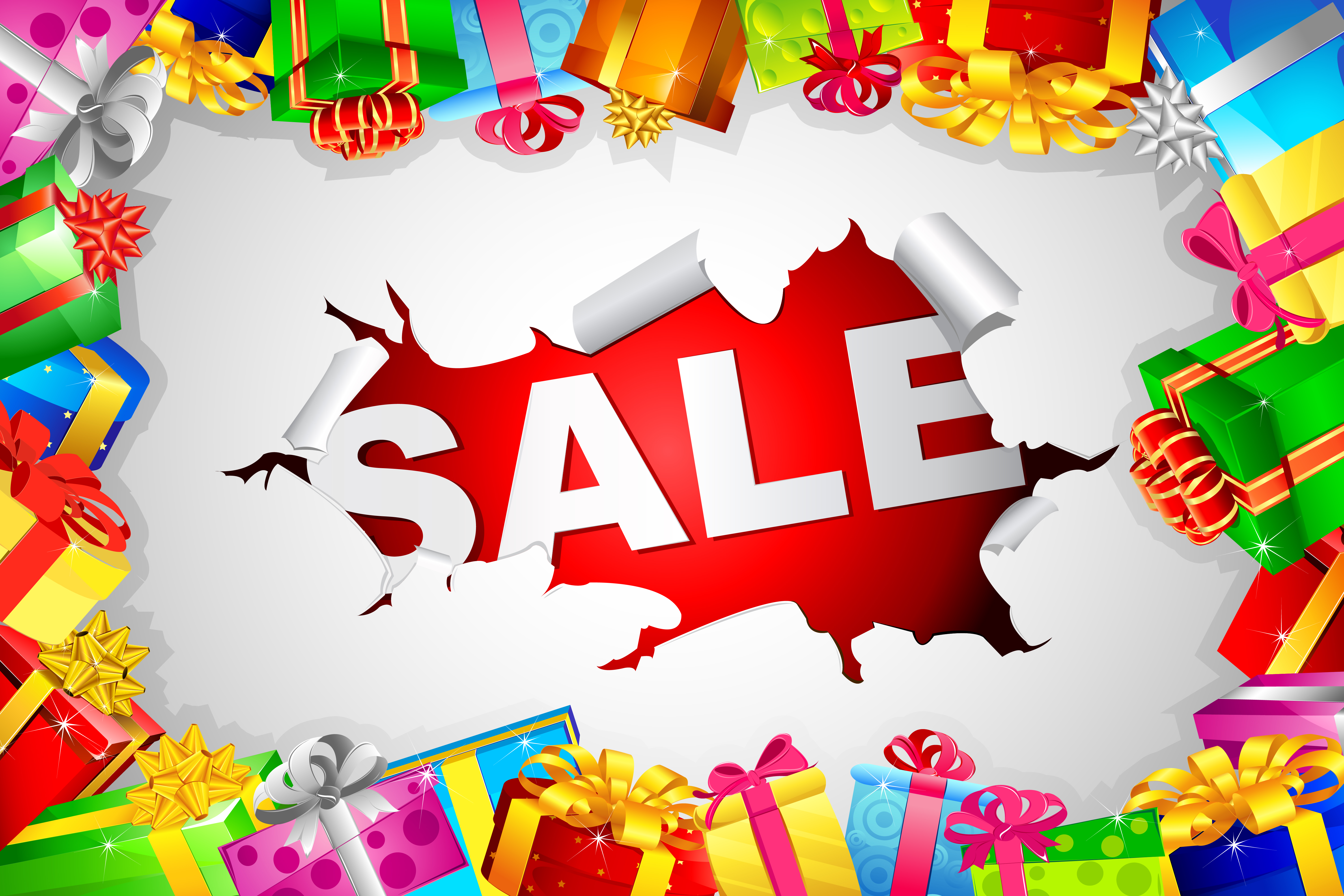 christmas sale design elements vector