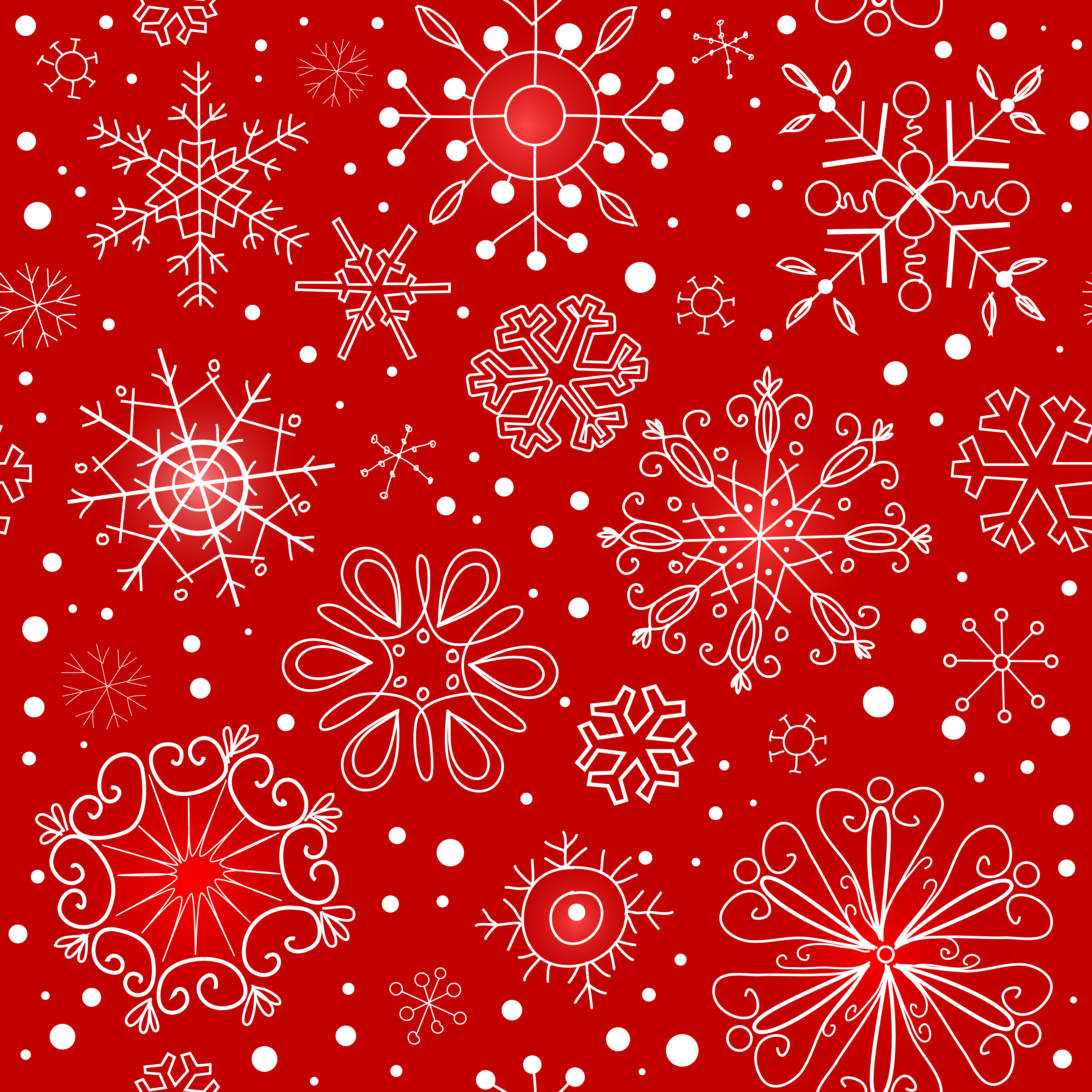 winter snowflakes pattern design vector graphics