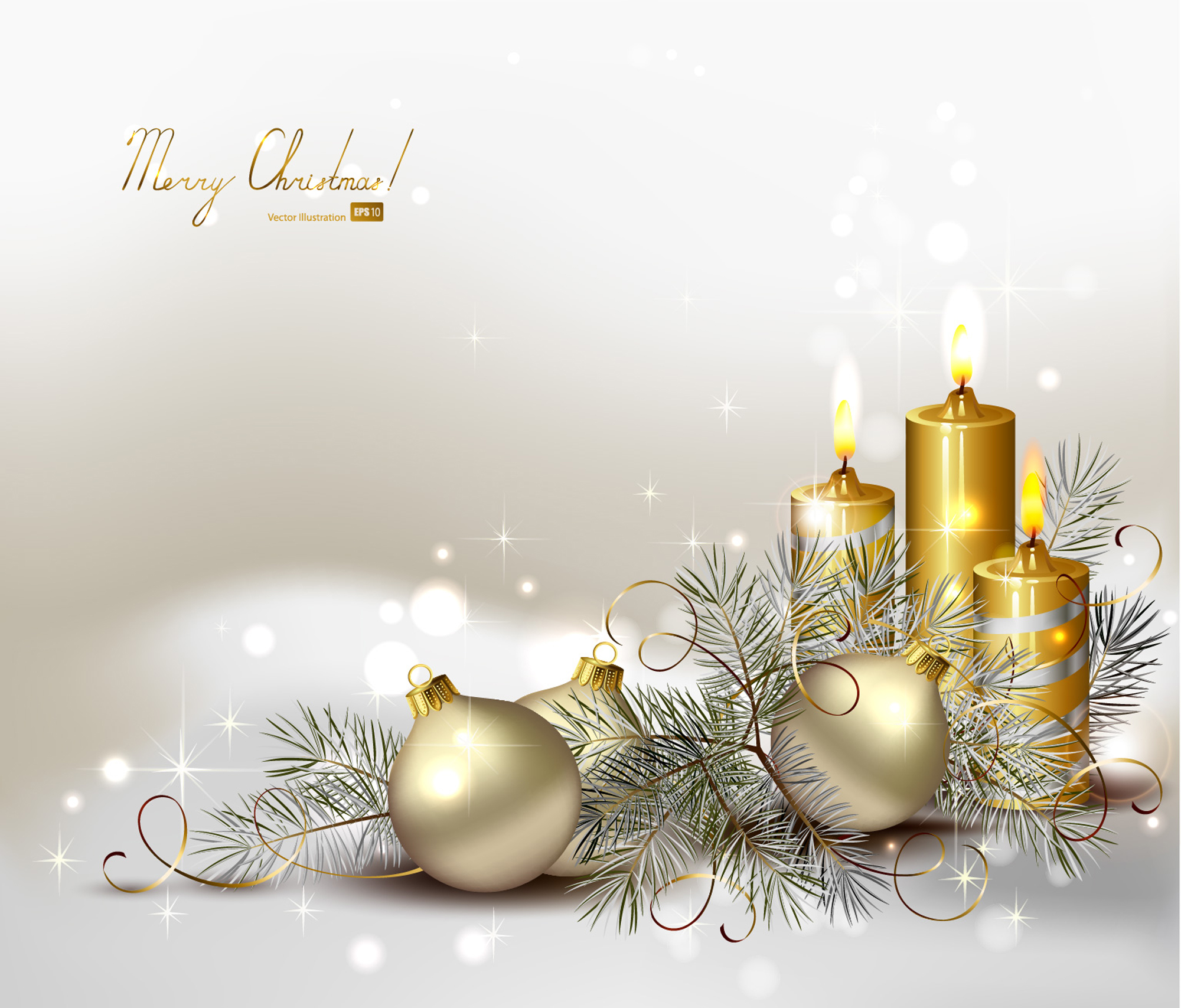 set of brilliant xmas background vector art